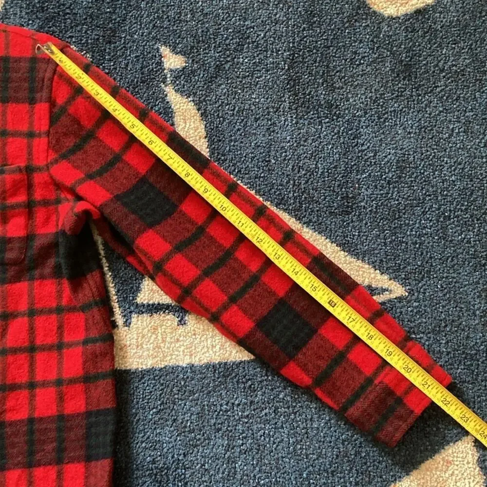 Ralph Lauren Flannel Zip-up Sweater Medium